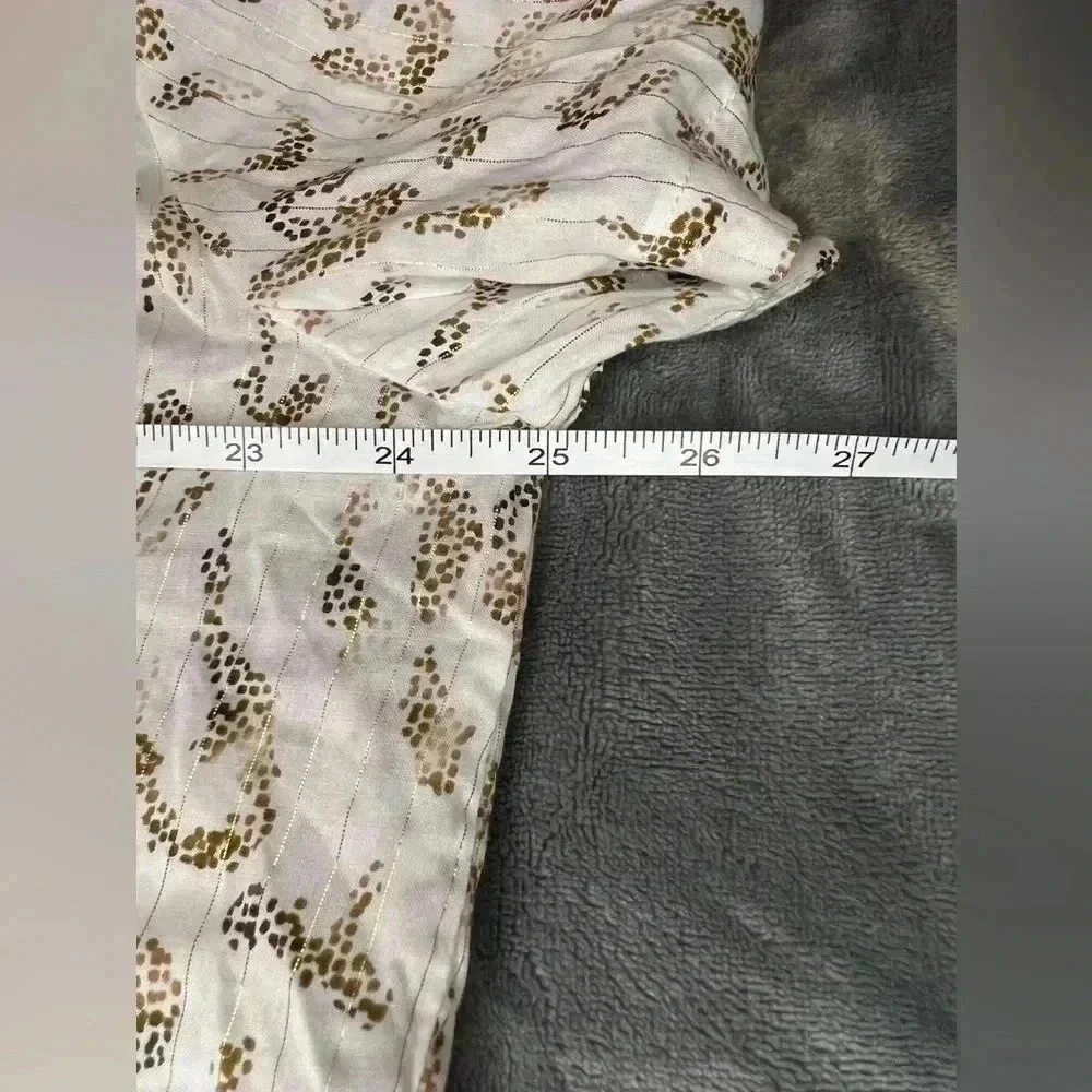 JANE + DELANCEY Animal Print Button Down top size XL, BNWT - Picture 5 of 5